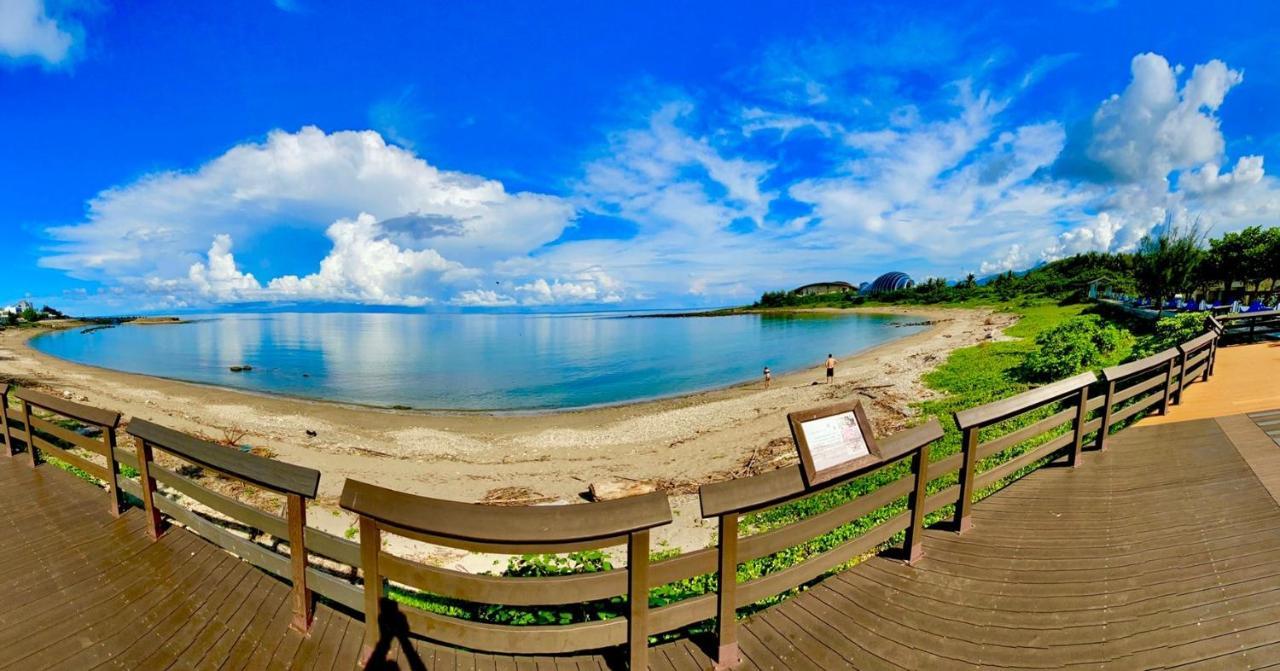 墾丁 後灣 微風海岸海景民宿 Checheng Exteriör bild